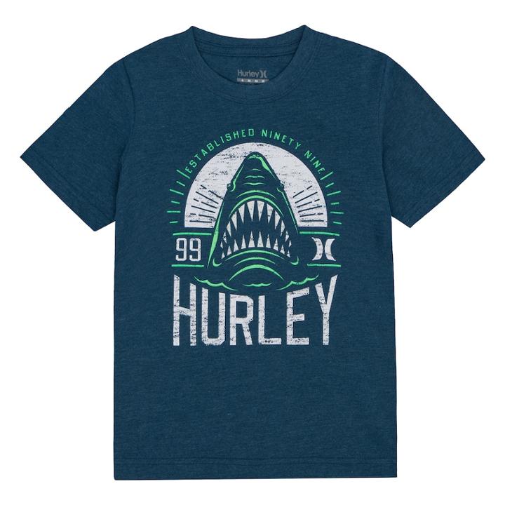 Boys 4-7 Hurley Depths Graphic Tee, Size: 7, Turquoise/blue (turq/aqua)