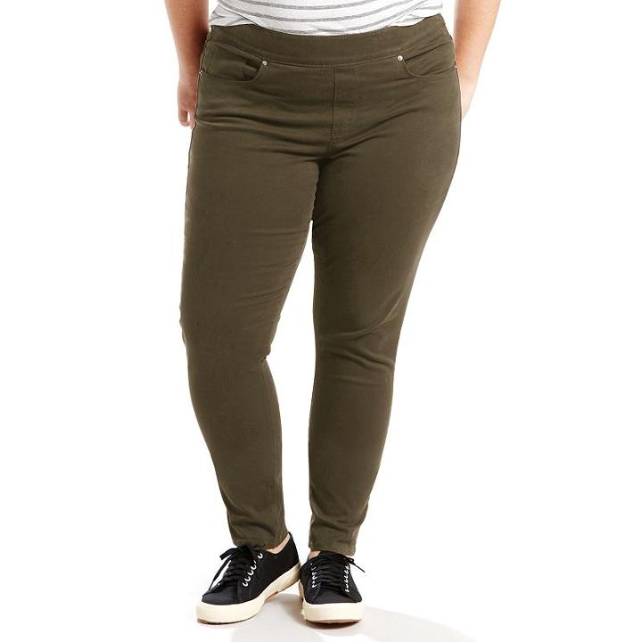 Plus Size Levi's Perfectly Shaping Pull-on Leggings, Women's, Size: 16 - Regular, Green