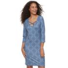 Juniors' Mudd&reg; Cross Front Bodycon Dress, Teens, Size: Xl, Med Blue