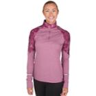 Women's Skechers Distance 1/4 Zip Pullover, Size: Xl, Med Purple