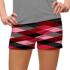 Women's Loudmouth Red Printed Golf Short, Size: 10, Brt Pink