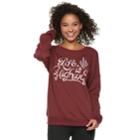 Juniors' Life Is A Highway Top, Teens, Size: Xl, Dark Red