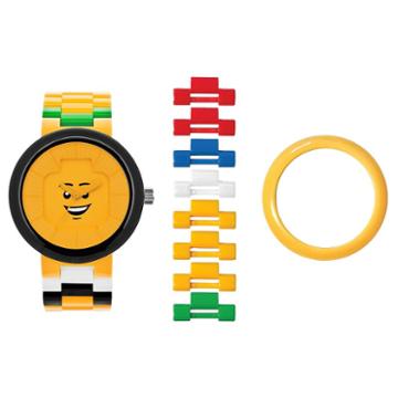 Lego Unisex Happiness Interchangeable Watch Set - Lego-9007347, Yellow