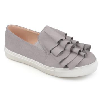 Journee Collection Glint Women's Sneakers, Size: Medium (6), Grey
