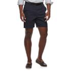 Men's Croft & Barrow&reg; Classic-fit Twill Belted Outdoor Shorts, Size: 38, Blue