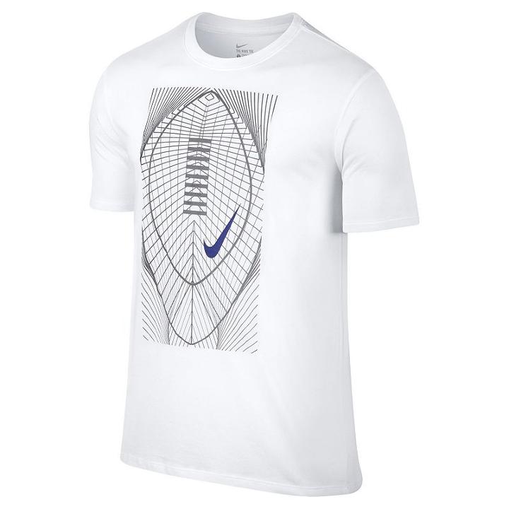 Men's Nike Football Emblem Tee, Size: Large, White