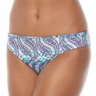 Women's Pink Envelope Paisley Scoop Bikini Bottoms, Size: Xl, Multicolor