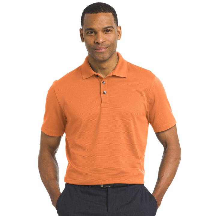 Men's Van Heusen Air Ottoman Slim-fit Polo, Size: Xxl, Drk Orange