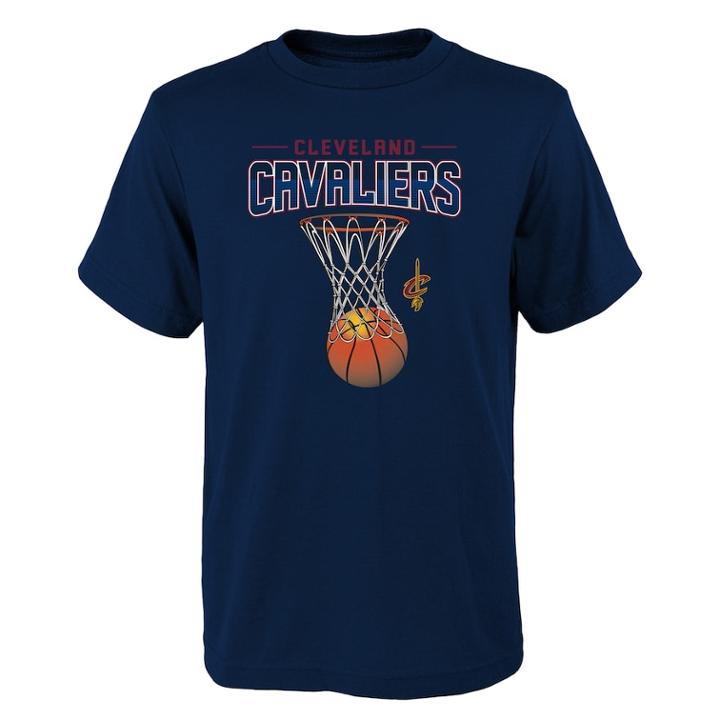 Boys 8-20 Cleveland Cavaliers Full Net Tee, Size: L 14-16, Blue (navy)