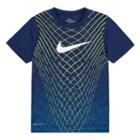 Boys 4-7 Nike Fly Knit Abstract Dri-fit Tee, Size: 7, Dark Blue
