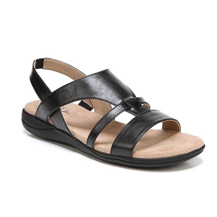 Lifestride Ezriel Women's Sandals, Size: Medium (11), Black