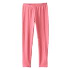 Girls 4-10 Jumping Beans&reg; Long Solid Leggings, Size: 5, Med Pink