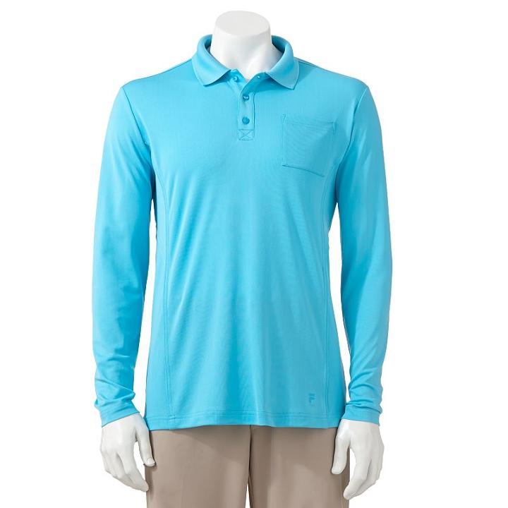 Big & Tall Fila Sport Golf&reg; Fitted Performance Polo, Men's, Size: 4xb, Blue