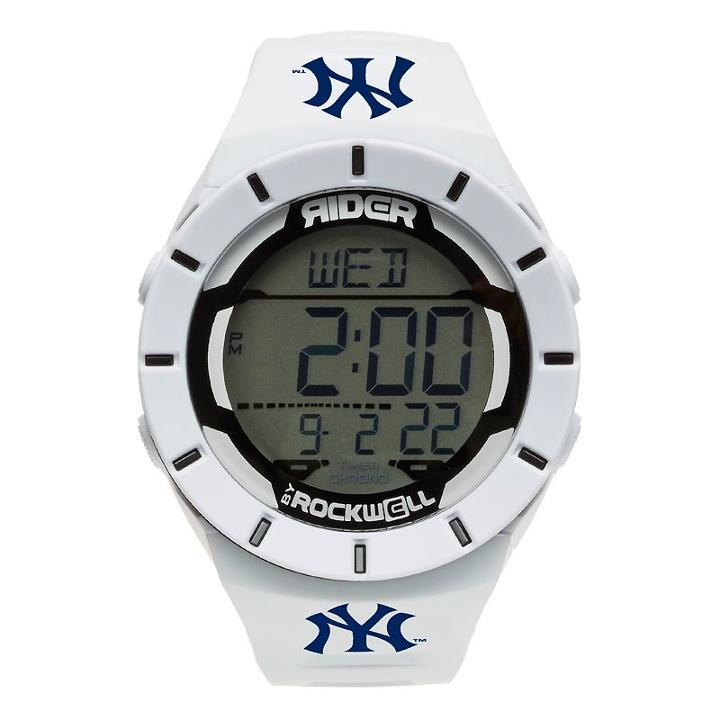 Men's Rockwell New York Yankees Coliseum Digital Watch, White