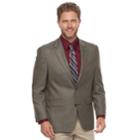 Men's Croft & Barrow&reg; Essential Classic Fit Textured Stretch Sport Coat, Size: 44 - Regular, Brown