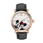 Disney's Mickey & Minnie Mouse Unisex Leather Watch