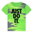 Nike, Boys 4-7 Dri-fit Sublimated Just Do It Tee, Boy's, Size: 4, Brt Green