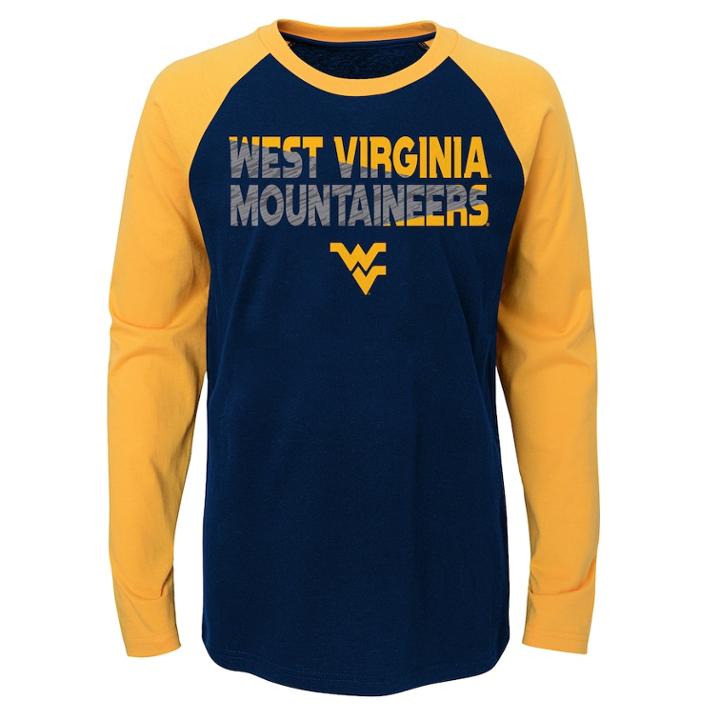 Boys 4-18 West Virginia Mountaineers Flux Tee, Size: 16-18, Dark Blue