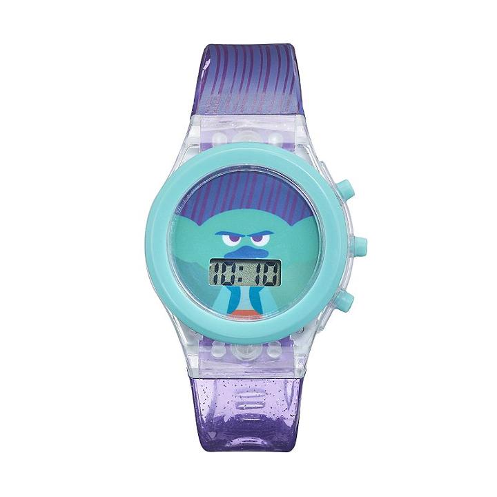 Dreamworks Trolls Branch Kids' Digital Light-up Watch, Girl's, Size: Large, Blue