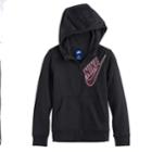 Girls 7-16 Nike Zip-up Hoodie, Size: Medium, Grey (charcoal)
