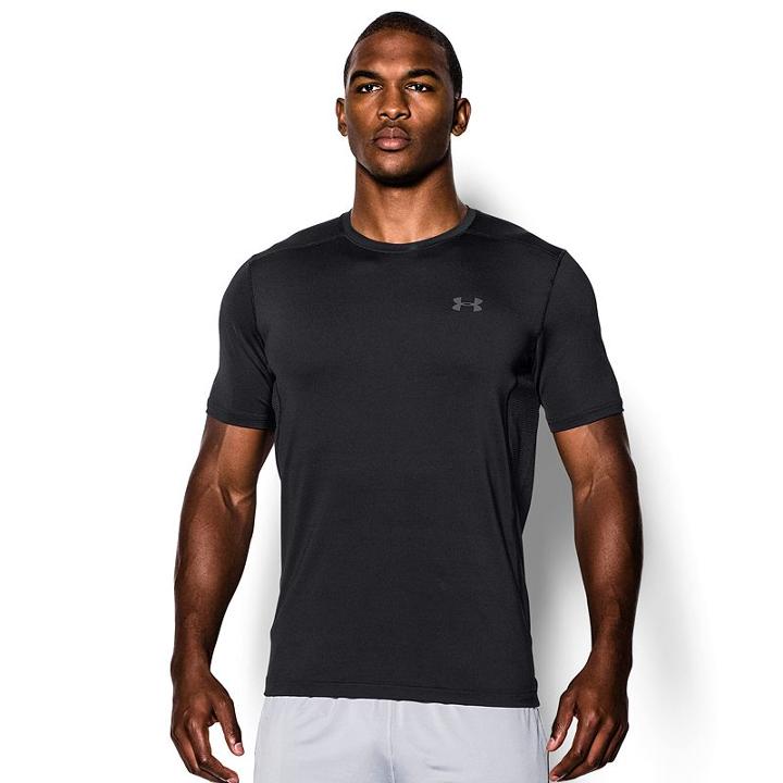 Men's Under Armour Raid Tee, Size: Large, Black
