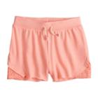 Girls 7-16 So&reg; Crochet Trim Shorts, Size: 10, Brt Orange