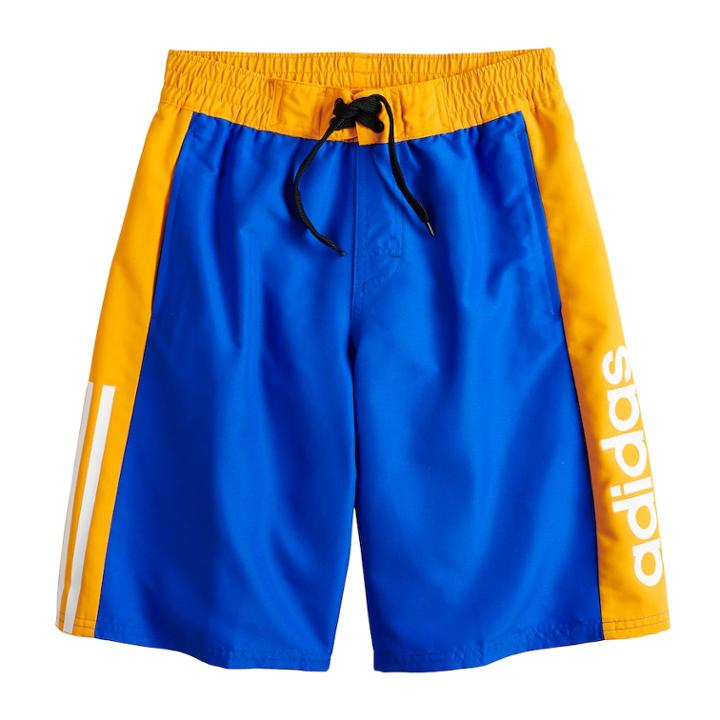 Boys 8-20 Adidas Billboard Swim Trunks, Size: Xl, Orange