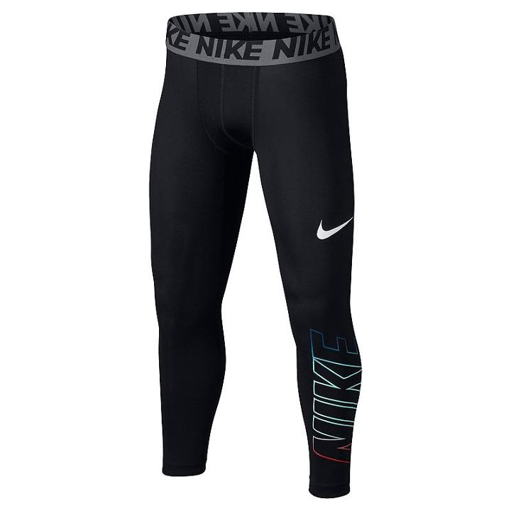 Boys 8-20 Nike Base Layer Three-quarter Leggings, Size: Xl, Grey (charcoal)