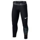 Boys 8-20 Nike Base Layer Three-quarter Leggings, Size: Xl, Grey (charcoal)