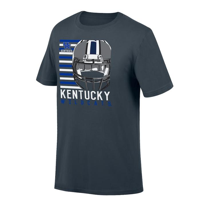 Boys 8-20 Kentucky Wildcats Helmet Tee, Size: M 10-12, Grey (charcoal)