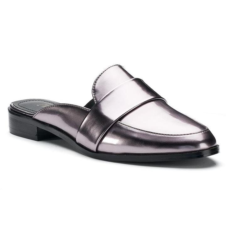 Style Charles By Charles David Gail Women's Backless Loafers, Size: Medium (8.5), Grey (charcoal)