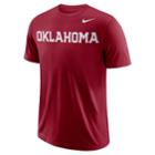 Men's Nike Dri-fit Oklahoma Sooners Wordmark Tee, Size: Medium, Clrs