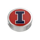 Fiora Sterling Silver Illinois Fighting Illini Bead, Women's, Multicolor