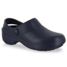 Easy Works By Easy Street Time Women's Work Clogs, Size: Medium (8), Blue (navy)