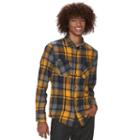 Men's Urban Pipeline&reg; Plaid Flannel Shirt, Size: Large, Gold