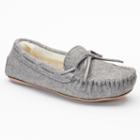 Women's Sonoma Goods For Life&trade; Moccasin Slippers, Size: Xl, Grey