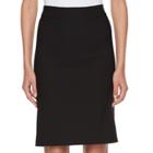 Women's Elle&trade; Pull-on Black Pencil Skirt, Size: Xs