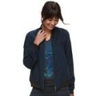 Women's Sonoma Goods For Life&trade; Bomber Jacket, Size: Large, Blue