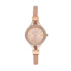Laura Ashley Women's Crystal Watch, Size: Small, Pink