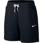 Women's Nike Club French Terry Workout Shorts, Size: Xs, Grey (charcoal)