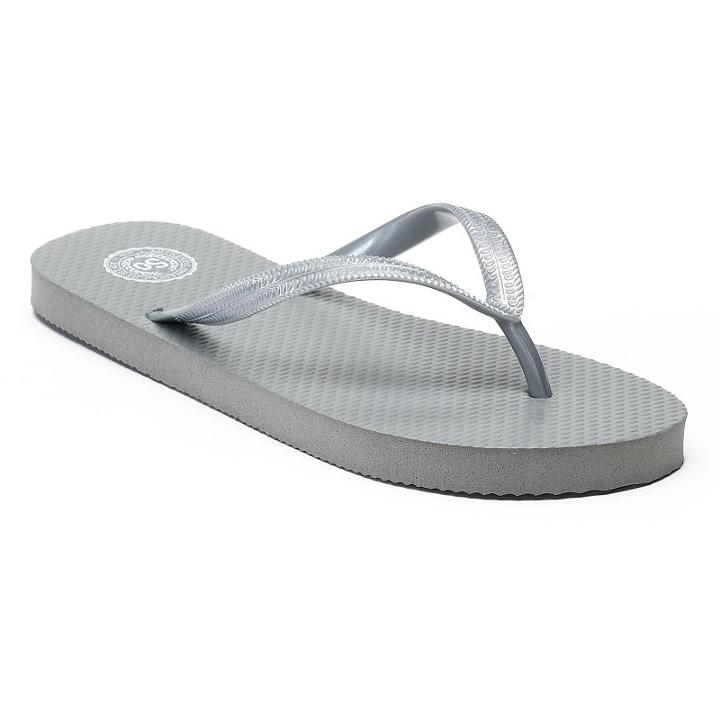So&reg; Women's Zori Flip-flops, Size: Medium, Grey