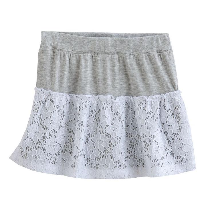 Design 365 Floral Cutout Skort - Toddler, Girl's, Size: 2t, Grey Other