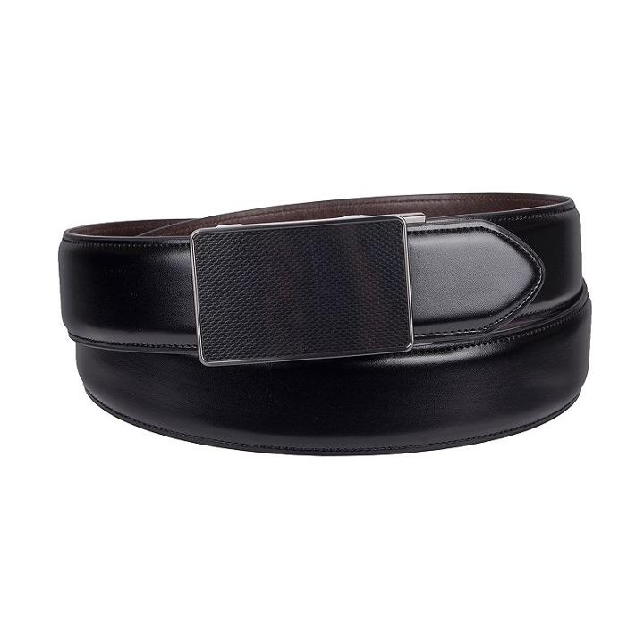 Men's Apt. 9&reg; Tension Plaque-buckle Belt, Size: Large, Black