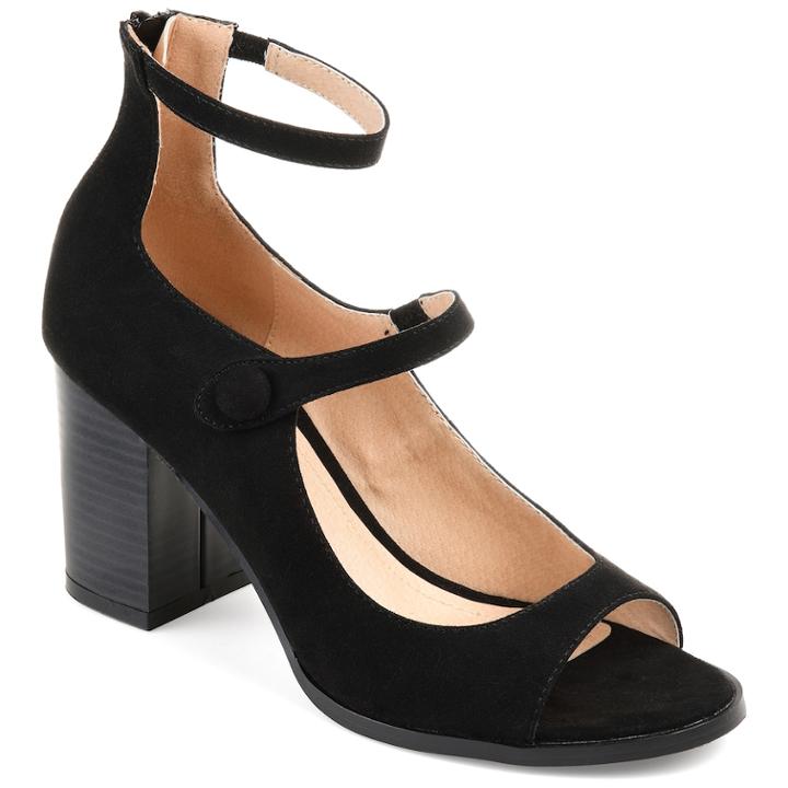 Journee Collection Hipsy Women's High Heels, Size: Medium (6), Black