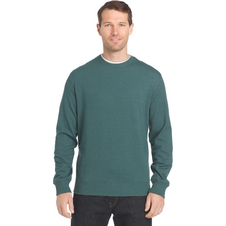 Big & Tall Van Heusen Regular-fit Flex Stretch Fleece Crewneck Sweater, Men's, Size: 2xb, Lt Green