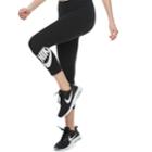 Women's Nike Sportswear Capri Leggings, Size: Large, Grey (charcoal)