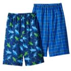Boys 4-16 Shark Summer 2-pack Pajama Shorts, Boy's, Size: 14-16, Multicolor