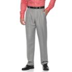 Big & Tall Croft & Barrow&reg; Classic-fit Easy-care Pleated Dress Pants, Men's, Size: 48x32, Grey