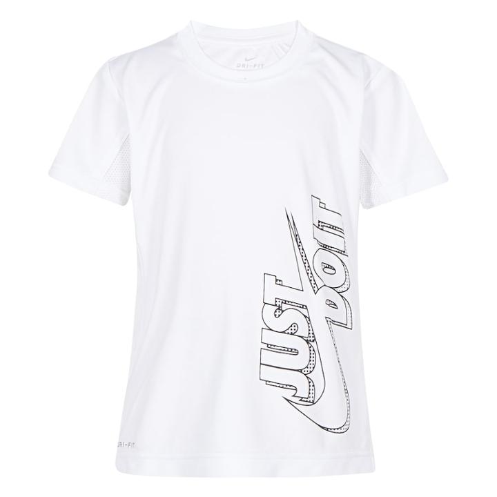 Boys 4-7 Nike Just Do It Dri-fit Legacy Graphic Tee, Size: 5, White