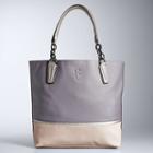 Simply Vera Vera Wang Catherine Tote, Women's, Purple